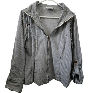 Size Large Navy & White Stripe [Christopher & Bank] Jacket